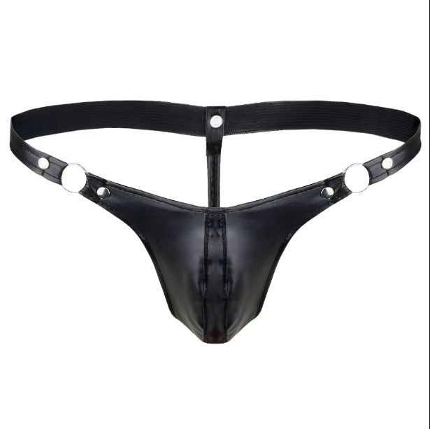 Faux Leather G-string