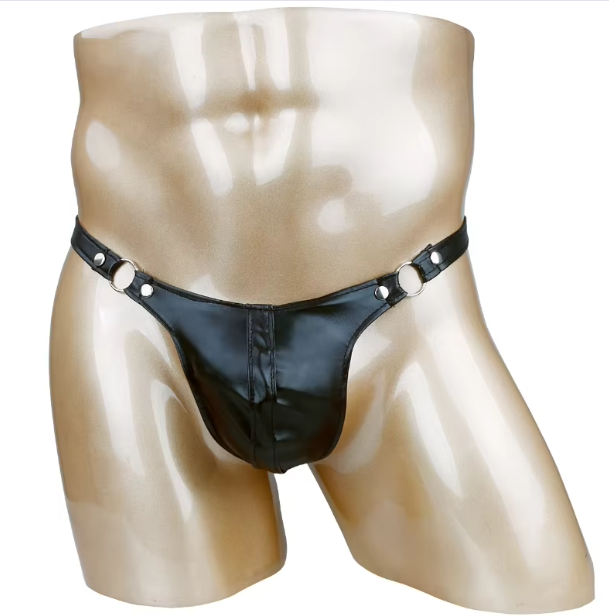 Faux Leather G-string